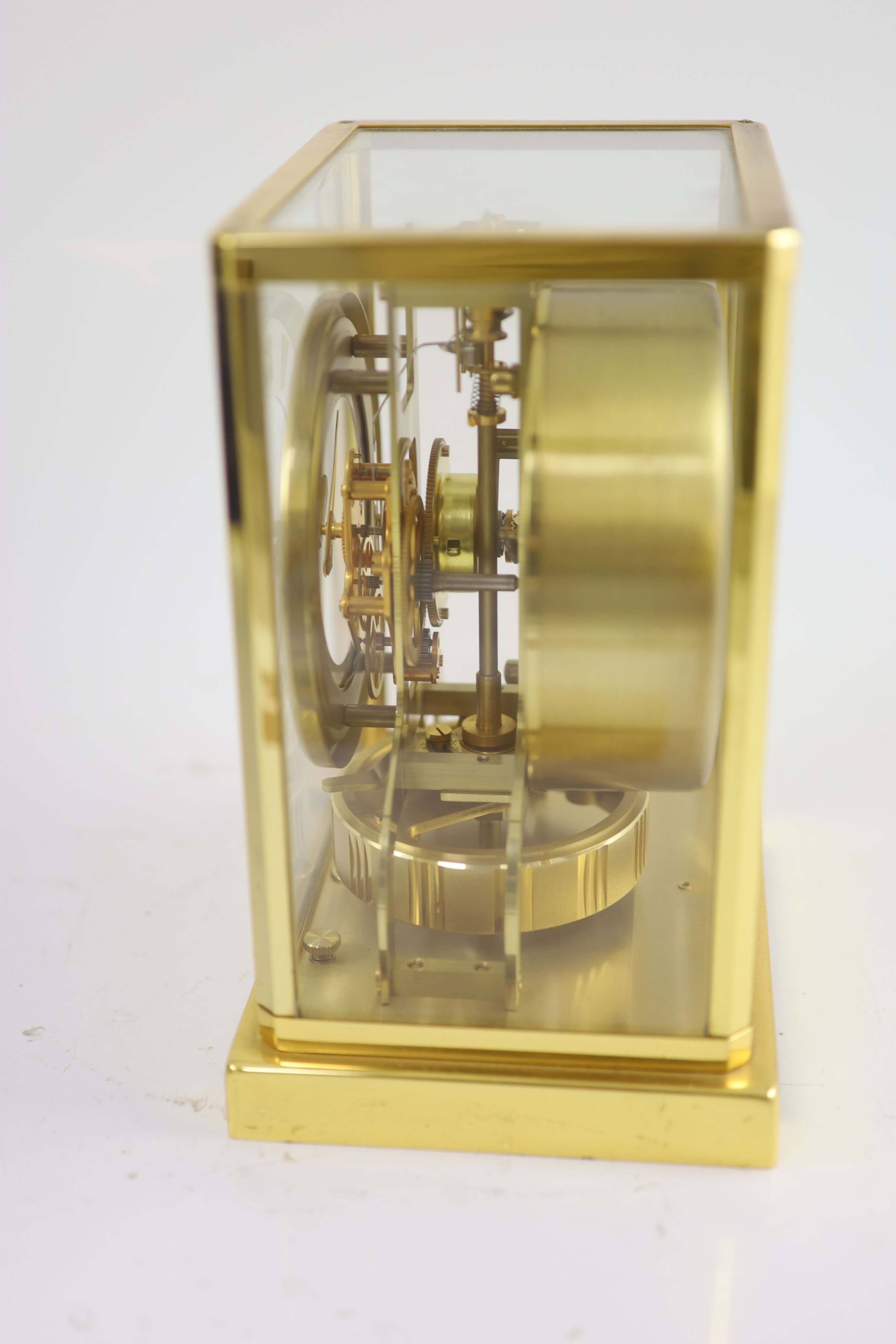 A Jaeger le Coultre Atmos clock H 23cm. W 18cm.